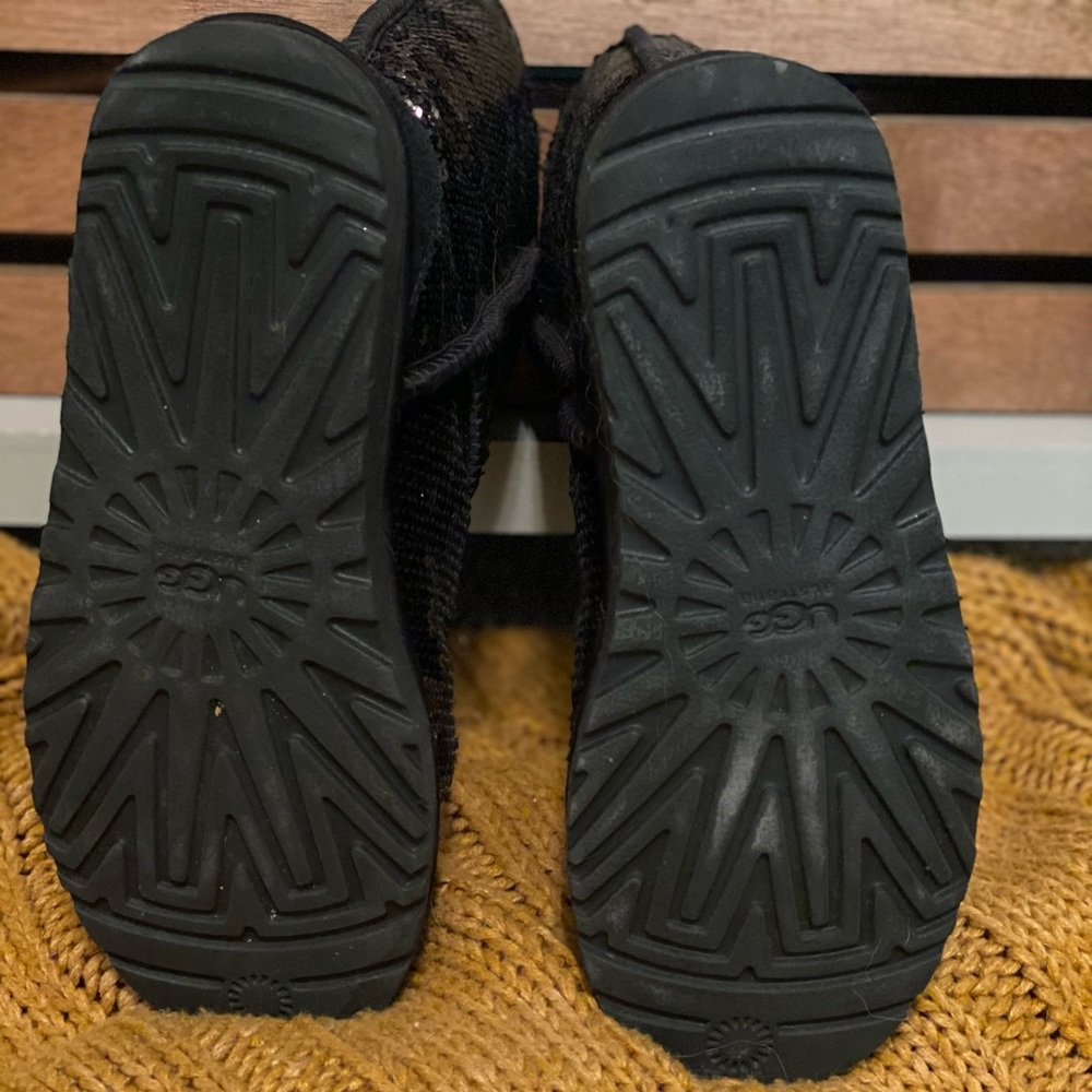 Ugg Black Sequin Boots - image 4